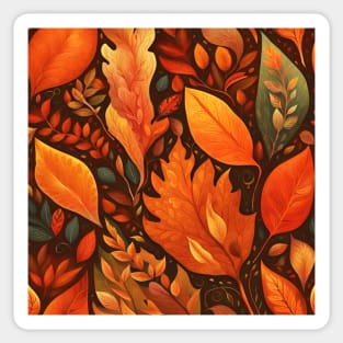 Autumn Leaves no14 Sticker